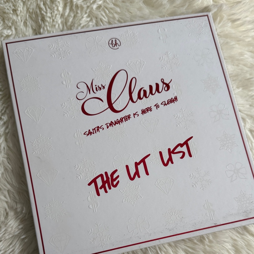 BH cosmetics Miss Claus The Lit List Palette